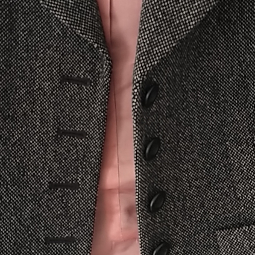 Ann Taylor Loft black & white jacket size 6p